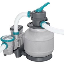 Bestway 2,200 Gallon Sand Filter Pump for Above Ground Outdoor Swimming Pools picture