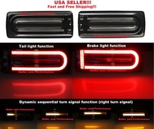 SMOKED LENS LED TAIL BRAKE TURN SIGNAL LIGHTS  LAMPS for 99-18 MERCEDES G-CLASS picture