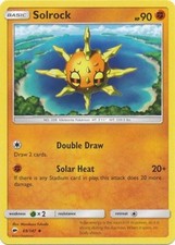 Solrock - 69/147 - Uncommon (Near Mint) Burning Shadows - Fighting Pokémon picture