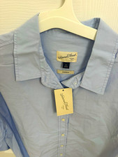 Universal Thread Blue Oversized Long Sleeve Collared Button-Down XL picture