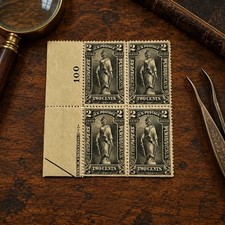 1895 US Scott # PR115 Newspaper Plate Block Of 4 MNH/H Stamps #3795 picture