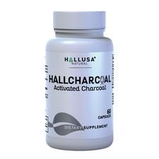 Activated Charcoal 520mg Coconut Shell, Detox & Digestive Support, 60 Capsules picture
