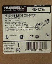 Hubbell HBL460C9W Female Pin and Sleeve Connector (New) picture