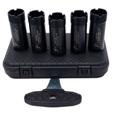Beretta/Benelli Mobil Thread 12ga Flush Choke Tubes Set 5 pcs Black Pantessi picture