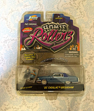 Jada Toys Homie Rollerz 1:64 1985 Cadillac Brougham Blue Diecast +2 Figures picture
