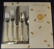 Wallace 18/10 Stainless NAPOLEON BEE GOLD Flatware NEW - Your Choice picture