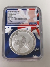 2018-P Australia Wedge-Tailed Eagle 1 oz Silver NGC MS70 Early Releases Mercanti picture