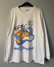 Vintage Disney Genie Grail Long Sleeve 90’s Shirt picture