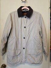 Woolrich Women’s Canvas Chore Barn Coat - Fleece Blanket Lined - Size Small picture