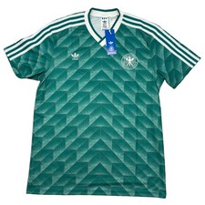 Adidas Official Germany Team 1990 KD3999 Retro Reissue Jersey Men’s Size: Large picture