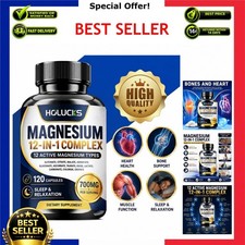 12-in-1 Magnesium Complex Capsules Bone Heart Sleep Support picture