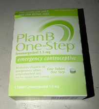 Plan B One Step Emergency Contraceptive 1 Tablet - NEW picture