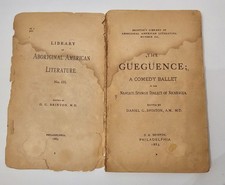 FIRST SPANISH TRANSLATION THE GÜEGÜENCE 1883NAHUATL-SPANISH DIALECT OF NICARAGUA picture