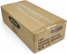 Case 10000 BCW Ultra Soft Poly Penny Card Sleeves Standard Trading CCG Pro Sport picture