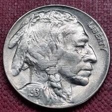 1931 S Buffalo Nickel 5c Stunning BU UNC Uncirculated #100428 picture