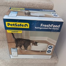 NIB PetSafe FreshFeed Refrigerated Automatic Feeder, Programmable Wi-Fi, White picture
