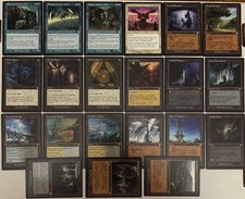 MTG Brothers War Retro Frame Land & Artifact Lot x42 - Esper Commander: Brothers picture