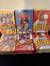 Baseball Cards - Unopened Packs from Vintage Box - 100 Cards In Sealed Packs picture