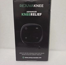 REJUVA KNEE Advanced Knee Relief Wireless Rechargeable Knee Brace Gray- NIB picture