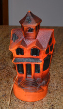 Vintage Empire Halloween Haunted House Blow Mold 1969 Approx 13-Inches Tall picture
