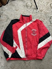 Vintage 1990s IU Indiana Hoosiers Jacket Red Black Two Sided Large 90s GREAT picture