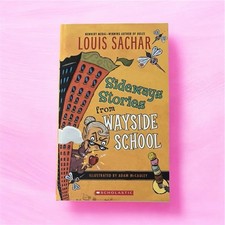 Sideways Stories From Wayside School Louis Sachar Paperback Scholastic Book picture