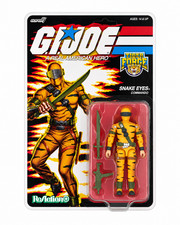 GI Joe Super 7 Reaction+ Plus Tiger Force Snake Eyes Commando New In Box picture