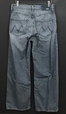 MOTHER Superior The Dodger Ankle Wide Leg Jeans Off The Beaten Patch Size 26 picture