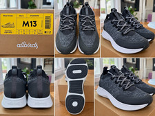 Allbirds Wool Strider Men’s Lace Up Sneakers Dark Gray/Black picture