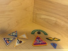 Vintage 1980’s Girl Scout Patches Lot Of 9 picture