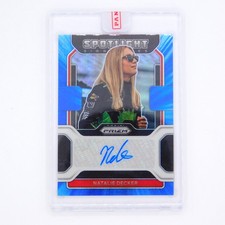 2022 Panini Prizm Spotlight Signatures Hyper Prizm #SS-ND Natalie Decker #27/50 picture