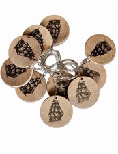 5 pcs Handmade Wooden Key tags keychains (Not Ship to USA) picture