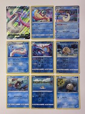 x9 Milotic & Feebas Lot Holo Reverse Pokémon Card - Rebel Clash, Dragons Exalted picture