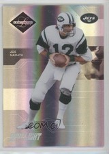 2005 Leaf Limited Spotlight Silver 16/50 Joe Namath #125 HOF 0dk picture