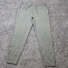 Lululemon City Sweat Joggers Mens Large Heather Gray Stretch Drawstring LM5ARES picture
