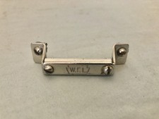 Vintage 50s WFL Ludwig P32 Butt End Plate, Snare Drum Strainer, Nickel, 1958 picture