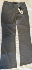 NWT Tiger Mist Women's Gray Flare Wide-Leg Trousers XS picture