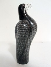Vintage Marcolin Sweden Art Glass Standing Eagle 10