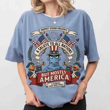 T-Shirt A Salute To All Nations But Mostly America Muppets, Sam The Eagle Patrio picture