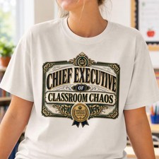 Chief Executive Of Classroom Chaos Comfort Tee picture