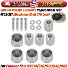 New Vintage Turntable Replacement Feet 4X for Pioneer PL-512 514 516 518 540 560 picture