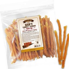 Gootoe Soft Turkey Tendon Dog Treats, 1 lb Jumbo Pack, All Life Stages picture