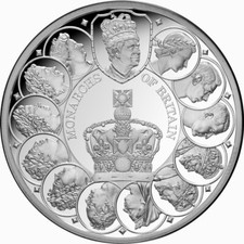 Tokelau 2024 Royal Monarchs of Britain & King Charles III $1 Oz Silver—Just 1000 picture