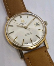 ​Vintage Tissot Seastar Automatic Men's Watch – 20M Gold Plated –Clean Dial Runs picture