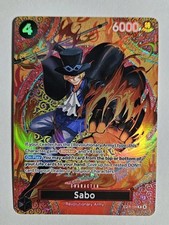 One Piece - Sabo - SP P-105 - Alt Art - NM Foil OP15 Adventure On Kami’s Island picture