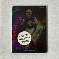 2023 Panini One Football Night Moves Dak Prescott #3 Dallas Cowboys Metal SSP🔥 picture