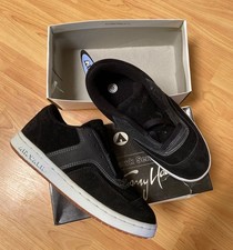 Vtg 90s AIRWALK Tony Hawk Skateboarding SHOES Sneakers Size 9 Sig Model Black picture