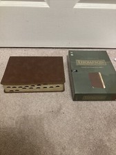 ESV THOMPSON CHAIN REFERENCE BIBLE RED LETTER THUMB INDEXED BROWN LEATHER SOFT picture