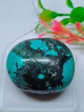 UNIQUE BIG Hubie Turquoise Oval Beads 263 Ct Polished Gemstone Loose Bead Tumble picture