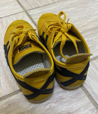 Onitsuka Tiger Mexico 66 Yellow/Black Low Top Lace-Up Sneakers Unisex picture